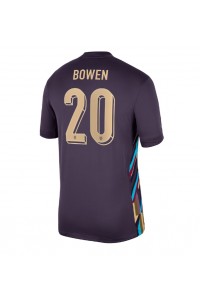 Engeland Jarrod Bowen #20 Voetbaltruitje Uit tenue EK 2024 Korte Mouw